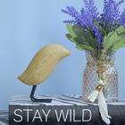 Arranjo De Flor Artificial Lavanda No Vaso Âmbar |formosinha